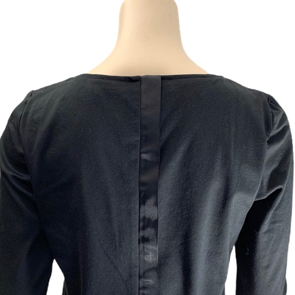 Alfred Sung Black Top with Lace Underlay Size S - Picture 4 of 11